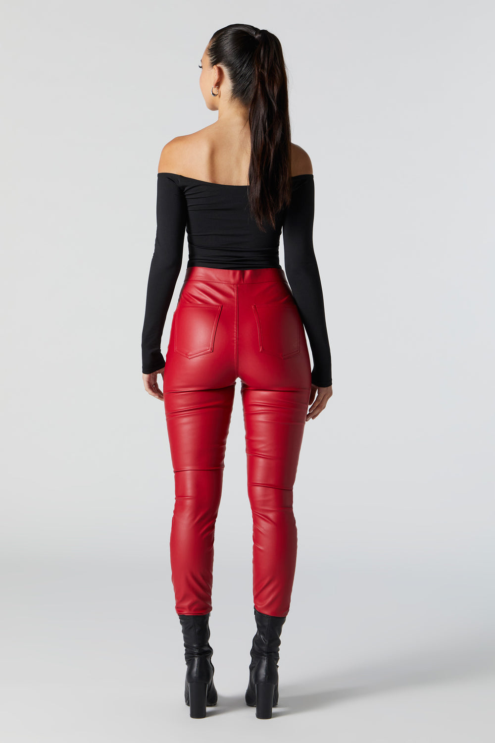Faux Leather High Rise Skinny Pant Faux Leather High Rise Skinny Pant 7