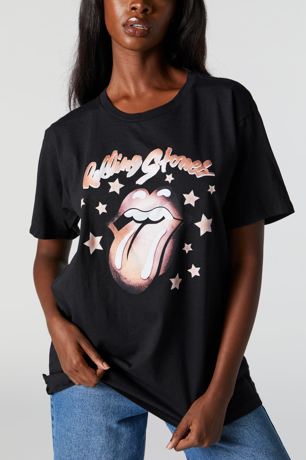 Rolling Stones Graphic Boyfriend T-Shirt Rolling Stones Graphic Boyfriend T-Shirt 2