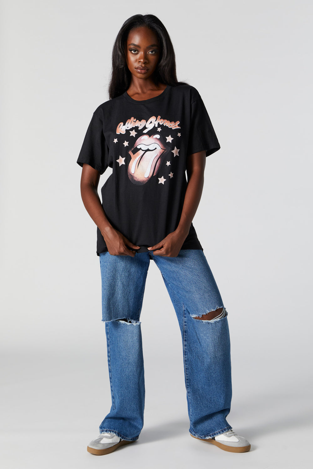 Rolling Stones Graphic Boyfriend T-Shirt Rolling Stones Graphic Boyfriend T-Shirt 4